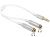 65355 KABEL AUDIO SPLITTER KLINKENSTECKER 3,5 MM 3 PIN > 2 X KLINK